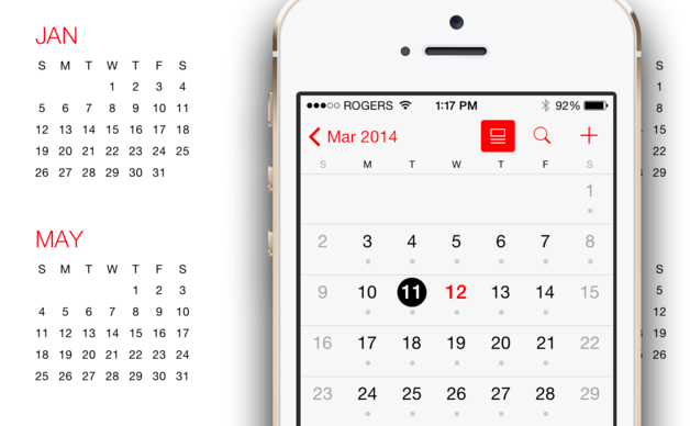Iphoneカレンダーの使い方 誕生日 イベントの表示 色分け設定