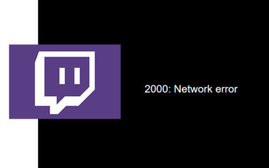 Pcのtwitchで 2000 Network Error が出て見れない原因と対処法