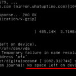 Error:「No space left on device」が表示された時の原因と対処法 – Linux/Mac