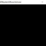一瞬表示される黒いコマンド画面「UsoClient.exe」とは – Windows10