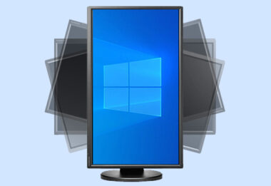 画面の向きを回転する方法 Windows10