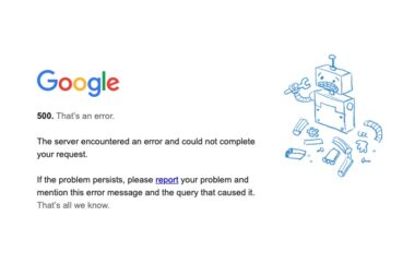 Google 500 502エラーの対処